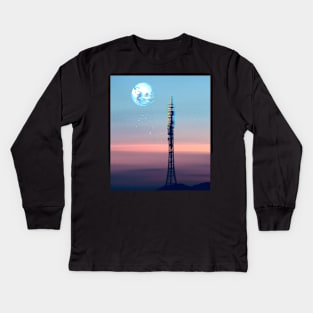 asteroid antenna from the far future Kids Long Sleeve T-Shirt